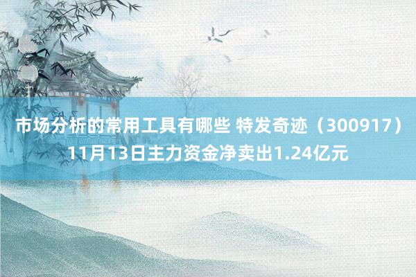 市场分析的常用工具有哪些 特发奇迹（300917）11月13日主力资金净卖出1.24亿元