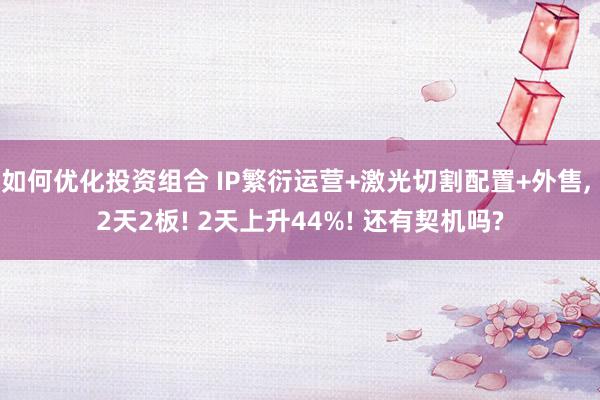 如何优化投资组合 IP繁衍运营+激光切割配置+外售, 2天2板! 2天上升44%! 还有契机吗?