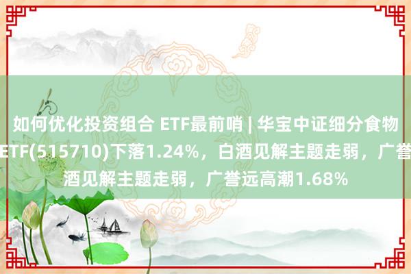 如何优化投资组合 ETF最前哨 | 华宝中证细分食物饮料产业主题ETF(515710)下落1.24%，白酒见解主题走弱，广誉远高潮1.68%