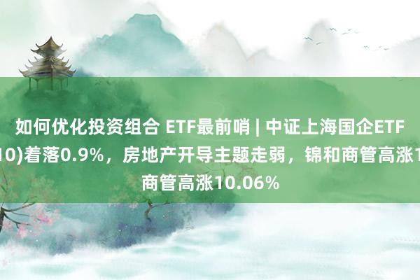 如何优化投资组合 ETF最前哨 | 中证上海国企ETF(510810)着落0.9%，房地产开导主题走弱，锦和商管高涨10.06%